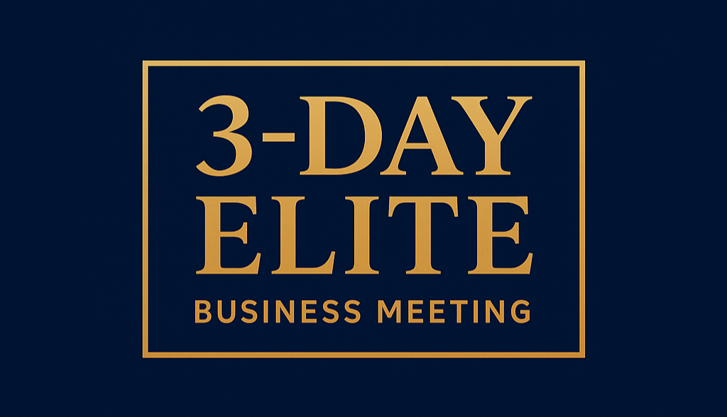 3-Days — Elite Business Meeting